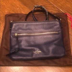 Navy Kate Spade crossbody bag